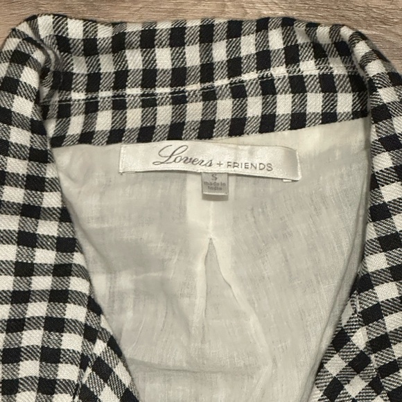 Lovers + Friends Fanning Blazer Ivory and Black - Picture 5 of 13